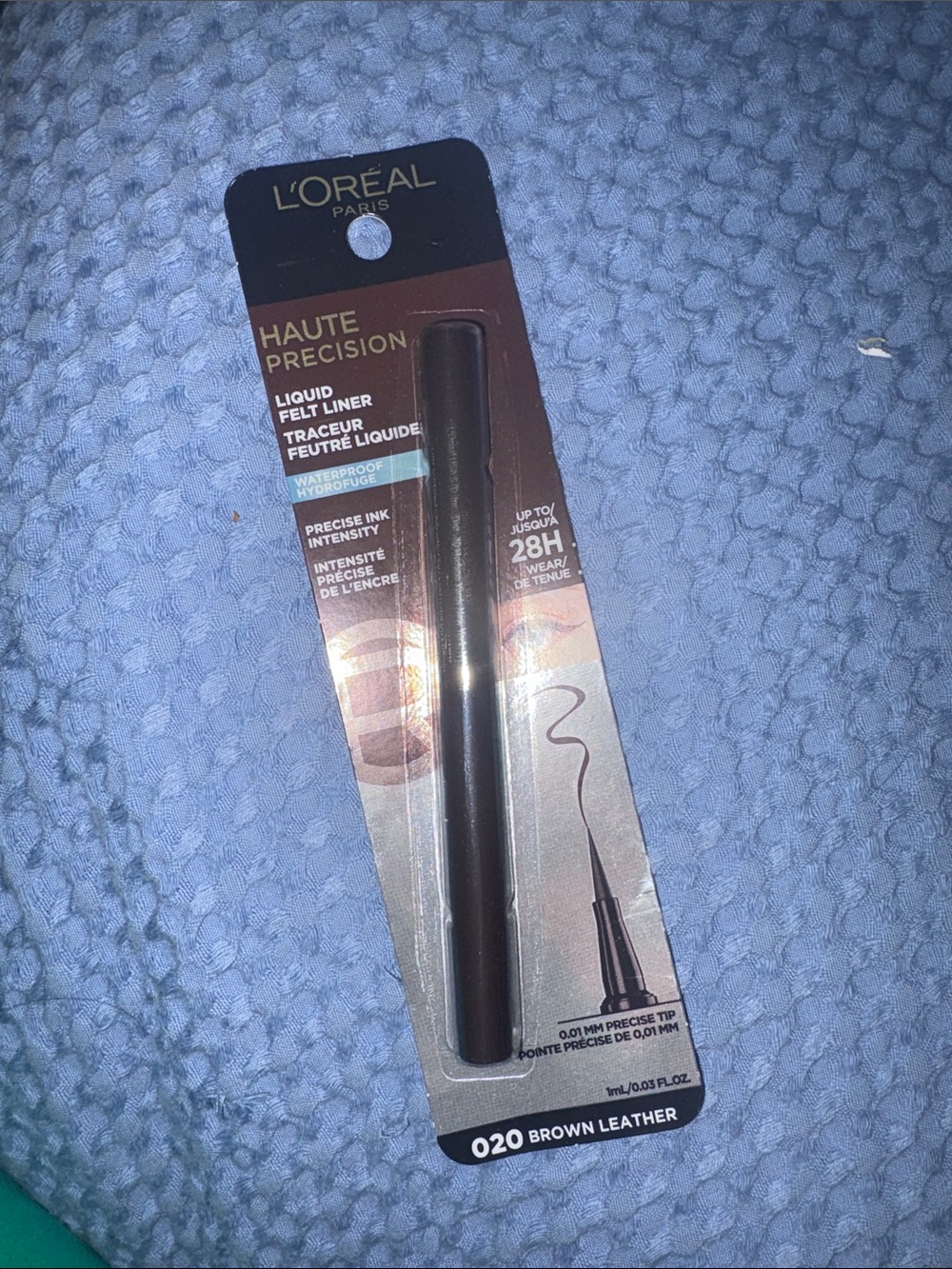 L'Oreal Brown Leather & Blue Suede Liquid Eyeliners with Black Mascara NWT - Picture 3 of 6